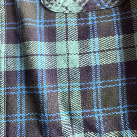 Duluth Trading Plaid Shirt Jack Mens Sz 2XL. Heavy Flannel Long Sleeve Button. - Picture 4 of 11